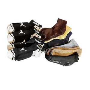New Without Tags Puma and Nautica Mens Sock Bundle